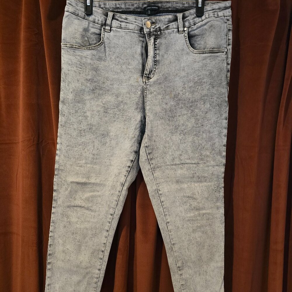 Universal Standard Acid Wash Skinny Jeans